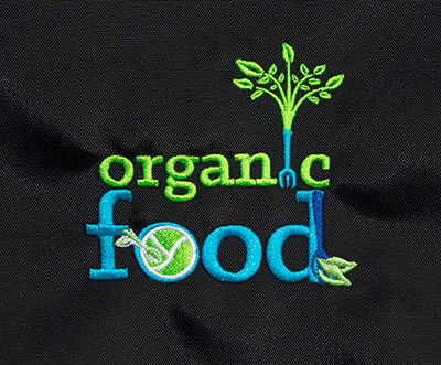 Direct embroidery example