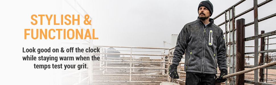 Move easier with Performance-Flex in the 54 Gold Jacket.