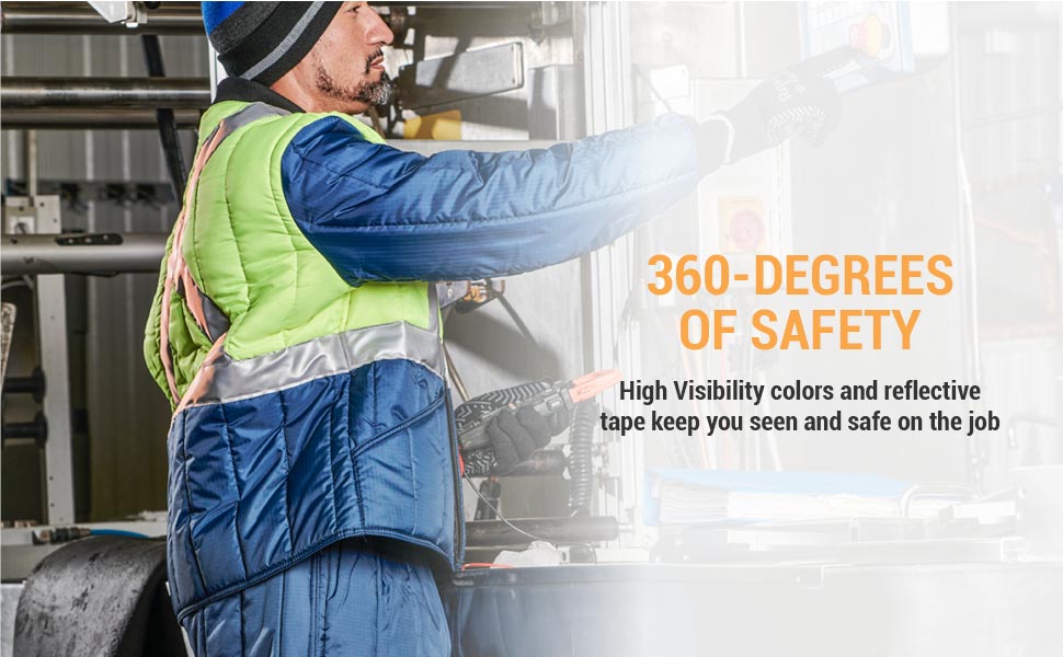 Lock out cold drafts. Thumb holes in cuffs and a hood with fleece lining keep the cold from creeping in.