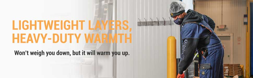 Lightweight layers, heavy-duty warmth. Won't weigh you down, but it will warm you up.