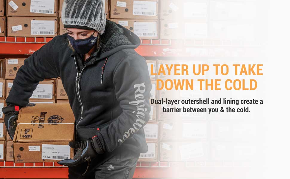 Layer up to take down the cold. Dual-layer outershell and lining create a barrier between you and the cold