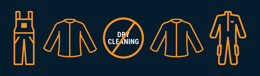 Do not dry clean insulted jackets, bibs, and coveralls